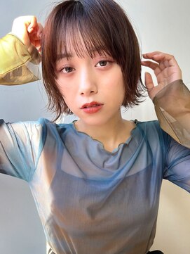 ガレージ バイ グリーン 原宿 表参道(Garage by green) 【loki】ボブ×モカブラウン