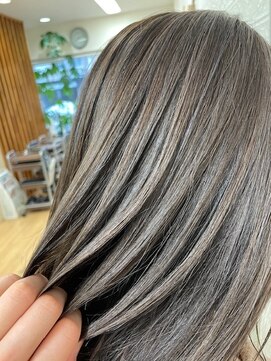 アメイジングヘアー 中沢店(AMAZING HAIR) 極細ハイライト/白髪染め/白髪ぼかし/アッシュグレージュ/抜け感