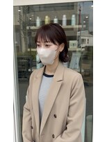 シュプール(SPUR)&nbsp;外ハネボブ/ナチュラルブラウンカラー