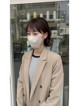 シュプール(SPUR) 外ハネボブ/ナチュラルブラウンカラー