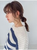 春夏ガーリーヘアアレンジ