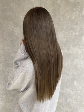 シード 成増 下赤塚店(ced.) グレージュブリーチカラーダブルカラーアッシュベージュ髪質改善