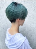 大人カッコいい刈り上げハンサムショート