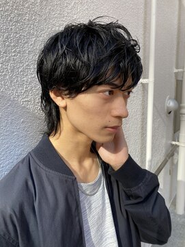 ノアフライ(NOAH FLY) マッシュウルフニュアンスパーマナチュラルパーマ