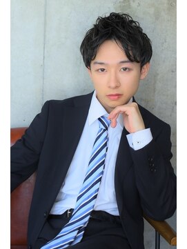 ヘアーアンドビューティストーリア 蒲田店(hair beauty STORIA) 好感度アップ 簡単1分スタイリング ビジネスマン スーツ