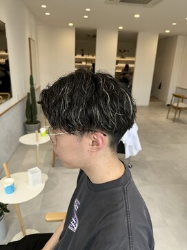 レンジヘアー(lange hair) メンズハイライト【鈴鹿/四日市/津/メンズ/ニュアンスパーマ】