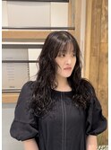 ロングなみなみウェーブパーマ ～~