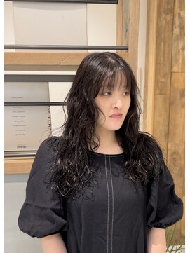 シアン 矢場町店(CYAN.) ロングなみなみウェーブパーマ ~~