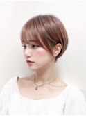 丸みショートボブ