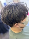 刈り上げショート　コテ仕上げ　パーマ予定　髪質改善中