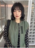 ミニウルフレイヤーカット顔周り前髪韓国ショートボブ/表参道