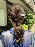 ローポニヘアアレンジ