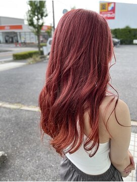 サロン 名和店(SALON) ブリーチ/ピンクレッドカラー