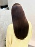 【色もちツヤUP】カット＋つるりんちょZERO髪質改善カラー《￥17500→15750》