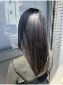 透明感抜群◎暗髪上品ナチュラルロング/髪質改善/艶感