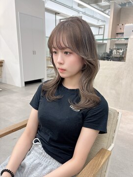 モリオフロムロンドン 大宮店(morio from London) 【坪井】ケアブリーチ ×ヘーゼルグレージュ