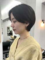 シベル(sibell)&nbsp;ショート/ショートボブ/耳かけ/ハンサム/前髪なし/大人/お洒落