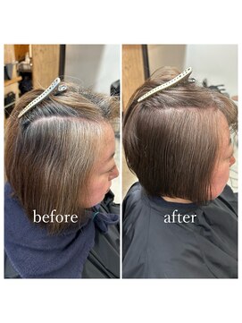 シエル(Ciel by Natural) 30代/40代/50代/60代/白髪ぼかし/ハイライト/ショート/宇都宮