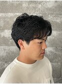 ルーズパーマニュアンスパーマシャドウパーマアップバング