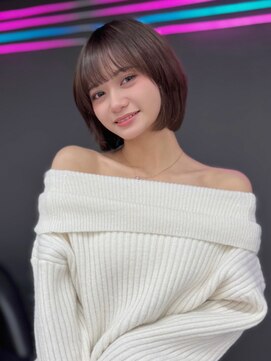 【DIA 高杉大輔】レイヤーボブ 髪質改善カラー ショコラブラウン