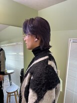 ワッツユアヘアストーリー(What’s your hair story)&nbsp;メンズカット/ダブルカラー/ラベンダー/ハイトーン/ケアブリーチ