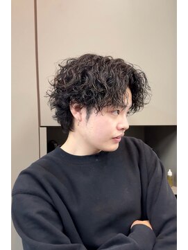 シフト メンズ オンリー サロン 薬院店(SHIFT Men's only salon) センターパートシャドウパーマ