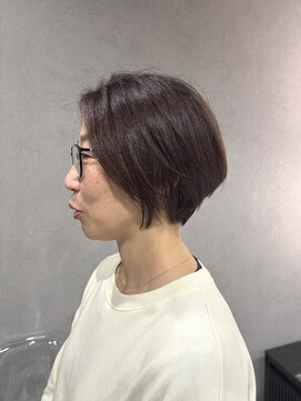 テト(teto) 30代40代50代絶壁解消ひし形白髪ぼかし大人ショートボブ【