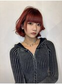 小顔春カットふんわりレイヤー大人可愛いナチュラルブラウン