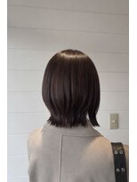 エルベ 千波店(elve) 抜け感レイヤーボブ×柔らかブラウン