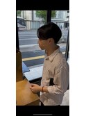 毛流れセンターパート