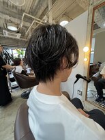 ビハインドザカーテン(BEHIND THE CURTAIN) メンズカット×レイヤーショート×パーマ活かし