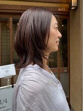 エヌヨンブンノイチ 茅ヶ崎(n1/4) 30代40代ハイレイヤーミディアムレイヤー顔まわりカット