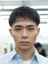 レタッチバイフィフス(RETOUCH by fifth) センターパート×ルーズパーマ