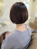 前髪カット+リタッチカラー¥5500