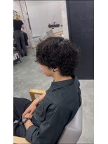 men's salon tiam 渋谷 メンズカット/メンズカラー/韓国【ティアム】&nbsp;波巻きシャドウパーマ