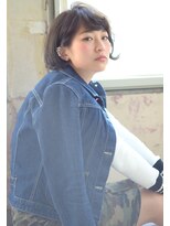 ミュージアム(MUSEUM) ■MUSEUM■ミントグレージュで★フェザーショートボブ!二星