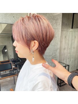 ルート 南堀江(route) ショートスタイルピンク