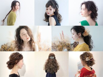 ヘアセット専門店　AMELIE　レンタルドレス