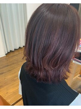 ココ(Coco) ミディアムレイヤー ピンクベージュ