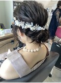 結婚式 二次会 ヘアセット