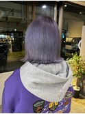 色落ちも綺麗で楽しめるパープルカラー_grape ash_