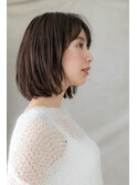□フレンチセピアアッシュ癖毛カット216-2★上尾20代30代40代
