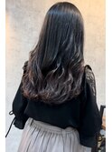 大人可愛いブルーラベンダー×グラデーション