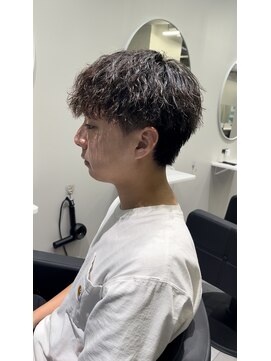 スキル 渋谷(SKILL) 刈り上げないツイスパ無造作マッシュ