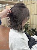初カラー　ブリーチなし　グレーベージュ　ワンカラー/momoka