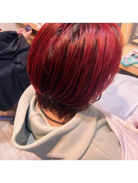 カットインタイムイベ ハイライトレッドカラー♪