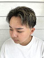 スタンドバーバー 柏(STAND BARBER)&nbsp;ダークアッシュ/アッシュブラック/カルマパーマ/ベリーショート