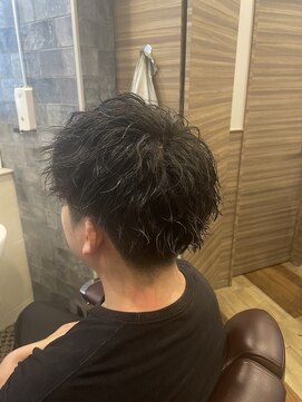 銀座マツナガ 神田店 ツイスパメンズパーマかっこいいビジネスカジュアル