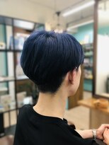 ヘアジーナ(Hair Jina)&nbsp;ワンブリーチ☆ネイビーブルー