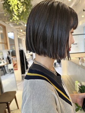 マッシュ グランバーズ 布施(MASHU GRANDVASE) 切りっぱなしボブ